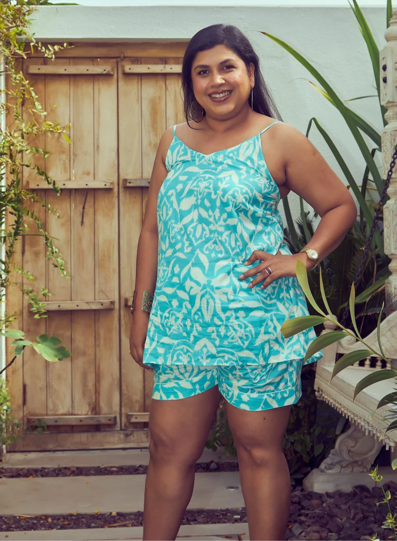 Kyshmysh SEAGLASS CAMI SHORTS SET